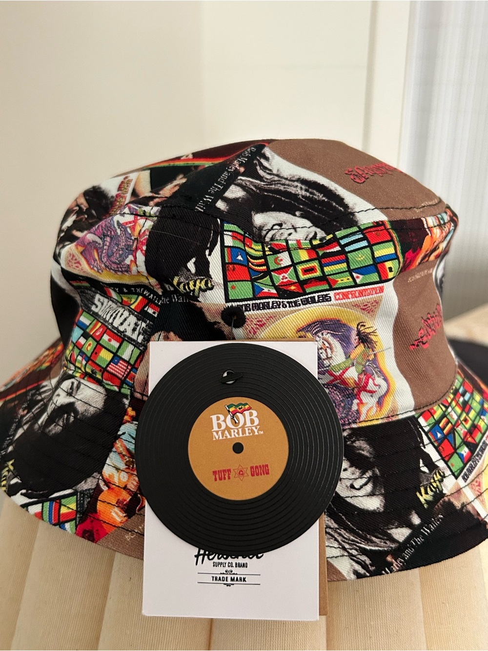 Limited Edition Bob Marley Items. Bucket Hat And Crossbody Bag.
